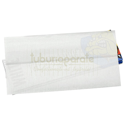 Foite rulat tutun Bulldog White Pachet cu 50 foite pentru rulat tutun Bulldog White
