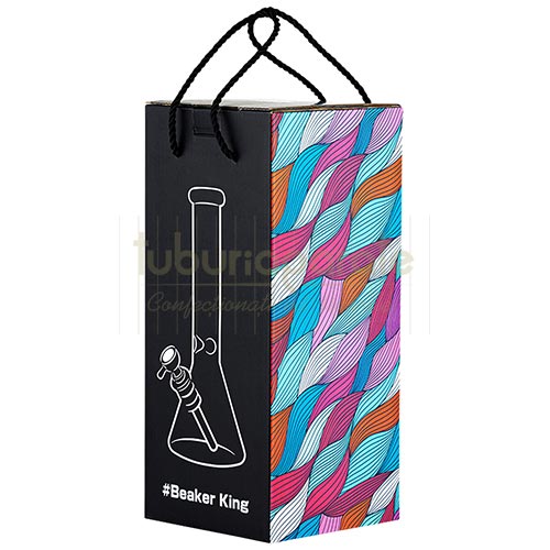Bong Bullet 16 Green (sticla) Bong pentru fumat confectionat din sticla Bullet 16 Green