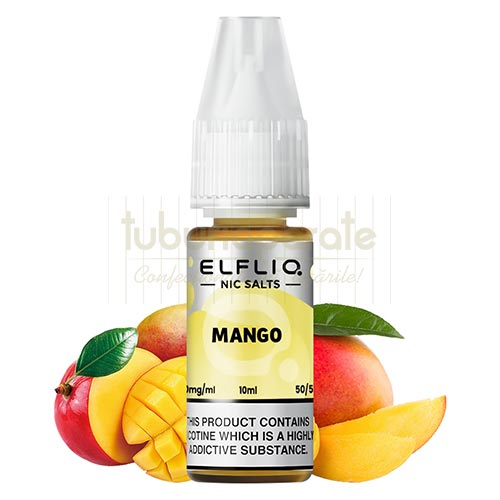 Lichid ElfLiq Mango 10 ml (20mg/ml) Lichid pentru tigara electronica ElfLiq Mango in sticluta de 10 ML cu nicotina de 20 mg/ml