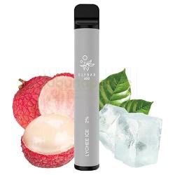 Vape cu nicotina, Mini narghilea Elf Bar Lychee Ice 600 (20 mg), TuburiAparate.ro