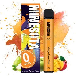 Mini narghilea Minesota Mango Apple Pear (0 mg) 700 pufuri