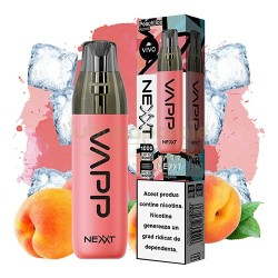 Vape unica folosinta, Mini narghilea VIVO Nexxt Peach Ice (20 mg) 1000 pufuri, TuburiAparate.ro
