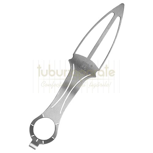 Cleste carbuni Kaya Emira Cleste metalic pentru carbuni de narghilea cu lungimea totala de 23 cm Kaya Basil