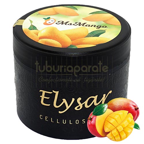 Aroma narghilea Elysar Ms Mango (200g) Aroma pentru narghilea cu gust de mango, fructul pasiunii si piersica Elysar Ms Mango 200g