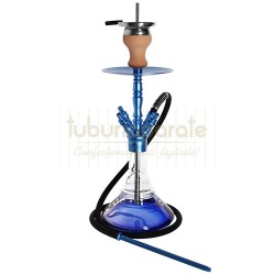 Narghilele, 96790 Narghilea Kaya Blue Elox Eco Giza 58 CM, TuburiAparate.ro