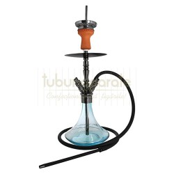 Narghilele, 97214 Narghilea Kaya Inox Giza Gun Seablue 57 CM, TuburiAparate.ro