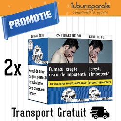 2 x Tigari de foi Piff Puff Classic 240g + Transport Gratuit Piff Puff - 2 x Tigari de foi Piff Puff Classic 240g + Transport Gratuit