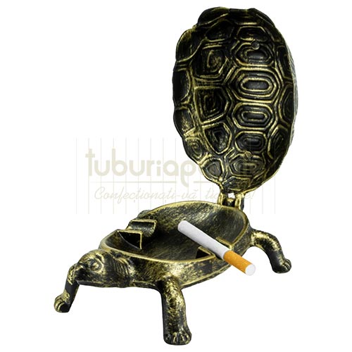 Scrumiera metalica Turtle Scrumiera in forma de testoasa din metal Turtle