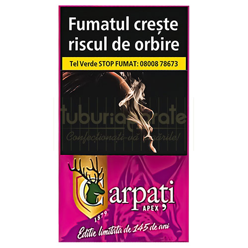Carpati Apex Ras 100's (20) Pachet cu 20 tigarete editie aniversara Carpati Apex Ras