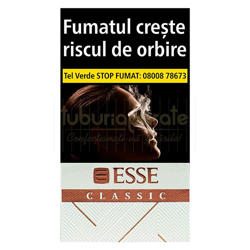Esse Classic Silver Super Slim (20) Pachet cu 20 tigarete Esse Classic Silver Super Slim cu nicotina de 1 mg