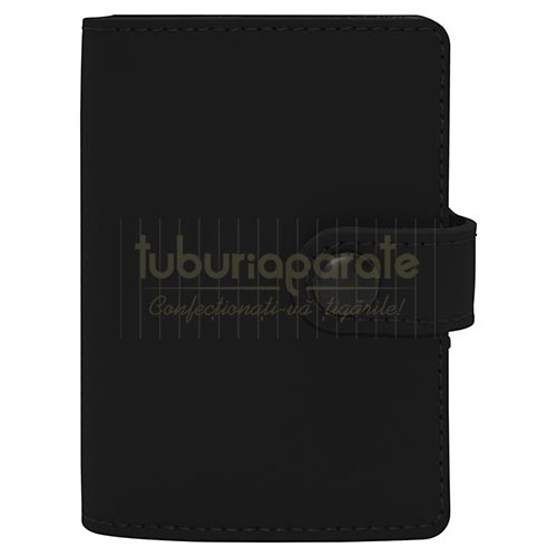 Tabachera Angel 40 Black 100 MM cu portofel Tabachera pentru tigari 100 mm cu portofel marga Angel din piele ecologica
