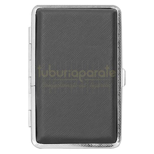 Tabachera Tigari Gentelo 1 Tabachera Tigari Gentelo 1 confectionata din metal cu exterior din piele ecologica