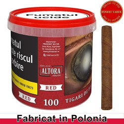 Tigari de foi fara filtru, Tigari de foi Altora Red (100 buc), TuburiAparate.ro