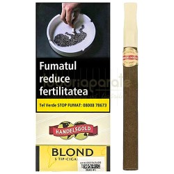 Tigari de Foi Handelsgold Tip Blond 23g (vanilie) 5
