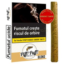 Tigari de foi Piff Puff Blond 48g (vanilie) 5 Piff Puff - Tigari de foi Piff Puff Blond 48g (vanilie) 5