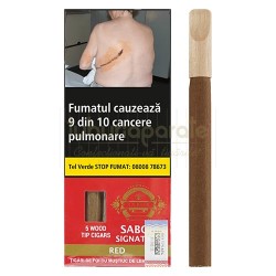 Tigari de foi Sabor Wood Tip Red 22g (cirese) 5