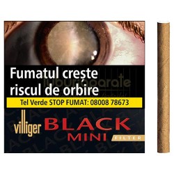 Tigari de foi Villiger Black Mini Sumatra Filter 23g (sumatra) 10