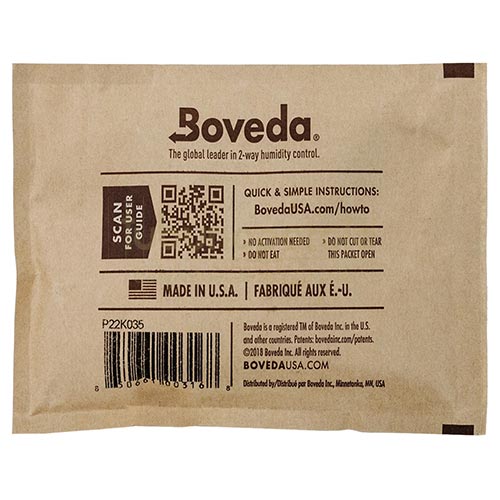 Plic umidificare trabucuri Boveda 69% (60g) Plic umidificare humidor pentru trabucuri Boveda 69% de 60g