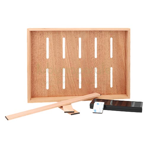 920086 Humidor trabucuri Angelo Black Matt Humidor pentru trabucuri Angelo Black Matt cu capacitate de 75+ trabucuri