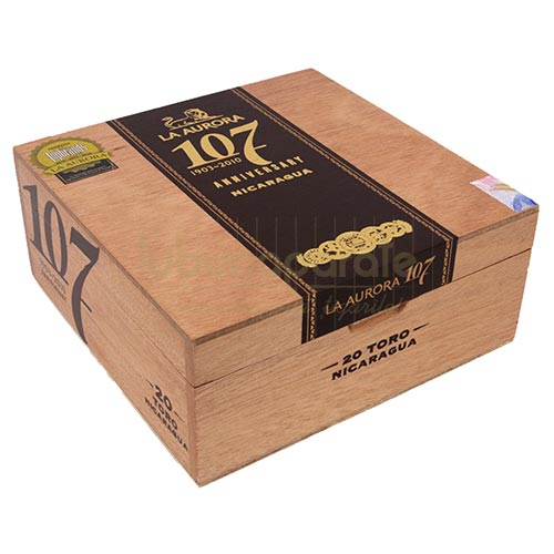 Trabucuri La Aurora 107 Nicaragua Robusto (20) Cutie cu 20 de trabucuri editia aniversara La Aurora 107 Nicaragua Robusto