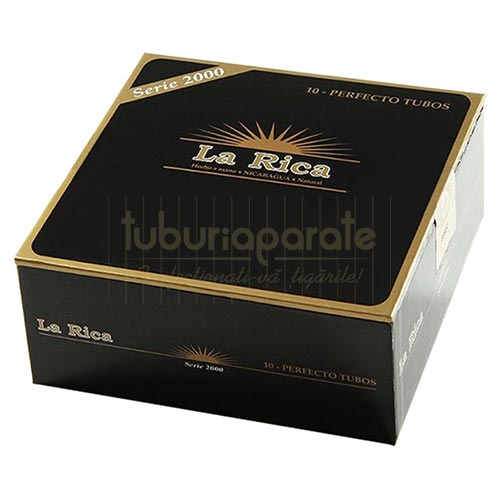 Trabucuri La Rica Serie 2000 Habano Perfecto (10) Cutie din lemn cu 10 trabucuri La Rica Serie 2000 Habano Perfecto de tarie medie