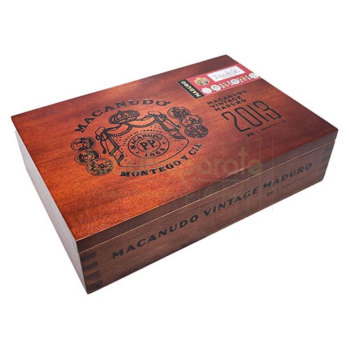 Trabucuri Macanudo Vintage 2013 Maduro Toro Limited Edition (20) Cutie cu 20 trabucuri Macanudo Vintage 2013 Maduro Toro Limited Edition cu lungimea de 165 mm si inel de 54