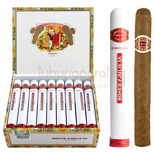 Trabucuri Romeo y Julieta Romeo No. 1 (25) Trabucuri Romeo y Julieta Romeo No.1 in cutie din lemn cu 25 trabucuri confectionate manual
