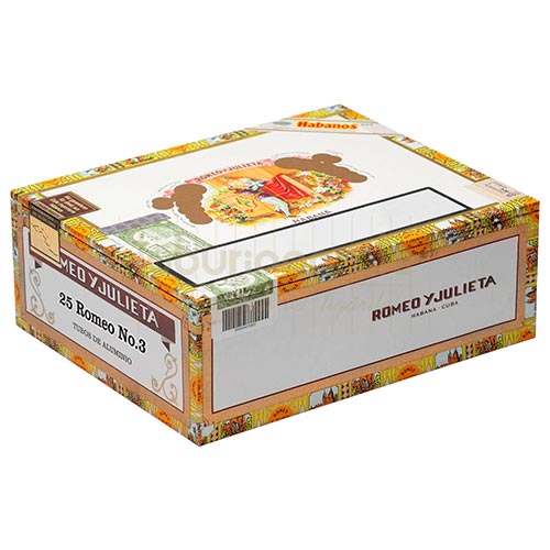 Trabucuri Romeo y Julieta Romeo No. 3 (25) Cutie cu 25 trabucuri ambalate in tub de pastrare Romeo y Julieta Romeo No. 3