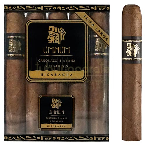 Trabucuri Umnum Canonazo (5) Pachet cu 5 trabucuri de origine Nicaragua si tarie medie Umnum Canonazo