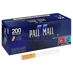 Tuburi Tigari Pall Mall Blue Extra (25 mm) 200