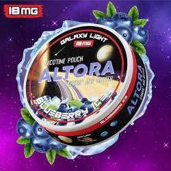 Pouch nicotina Altora Blueberry Ice Galaxy Light 18 mg/g (9 mg/pouch) Pouch-uri cu nicotina, Pouch nicotina Altora Blueberry Ice Galaxy Light 18 mg/g (9 mg/pouch), TuburiAparate.ro