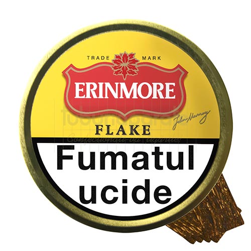 Tutun pentru pipa Erinmore Flake 50g Cutie cu 50g tutun pentru pipa Erinmore Flake