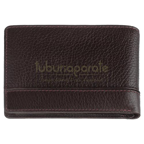 880051 Portofel Zippo Portofel din piele nappa de culoarea maro inchis original Zippo