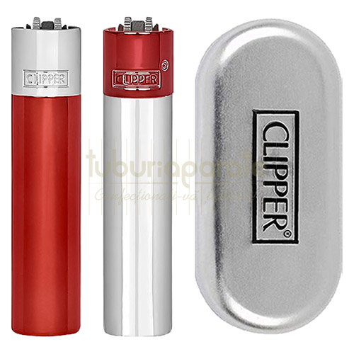 Bricheta Clipper 49 Silver Devil (metalica) Bricheta de vanzare din metal reincarcabila Clipper 49 Psychodelic Nightmare