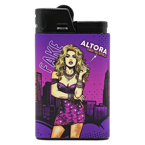 Bricheta Djeep Altora Original vs Fake Limited Edition (2500 buc.) Bricheta cu flacara normala Djeep Altora Original vs Fake editie limitata 2500 brichete