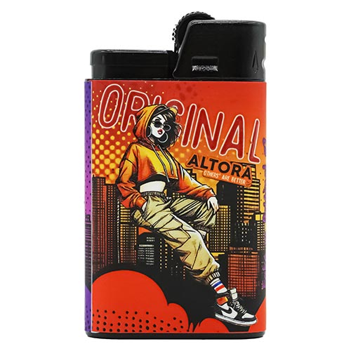 Bricheta Djeep Altora Original vs Fake Limited Edition (2500 buc.) Bricheta cu flacara normala Djeep Altora Original vs Fake editie limitata 2500 brichete