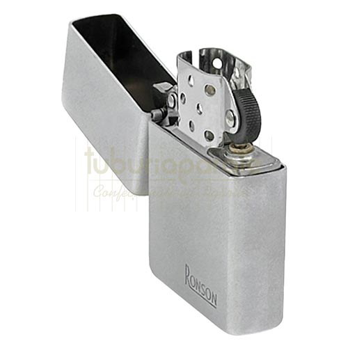 Bricheta Ronson cu benzina Matt Chrome Bricheta Ronson Matt Chrome functionala cu benzina