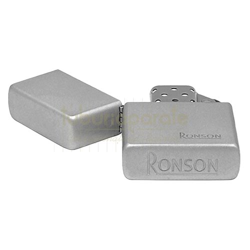 Bricheta Ronson cu benzina Matt Chrome Bricheta Ronson Matt Chrome functionala cu benzina