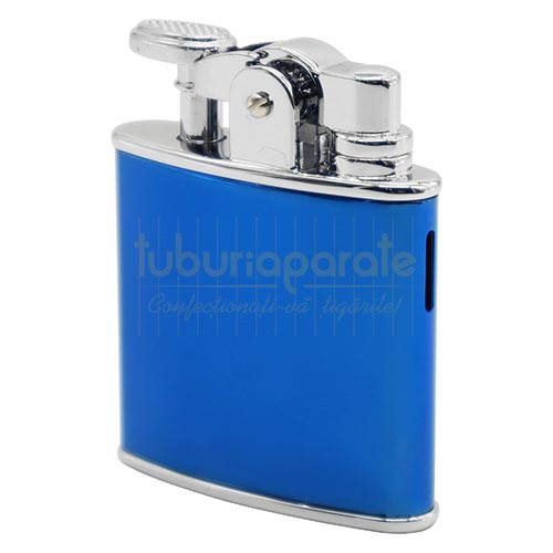 Bricheta Ronson Nostalgia Jet Blue Ice Bricheta metalica Ronson Nostalgia Jet Blue Ice cu 1 arzator cu flacara antivant