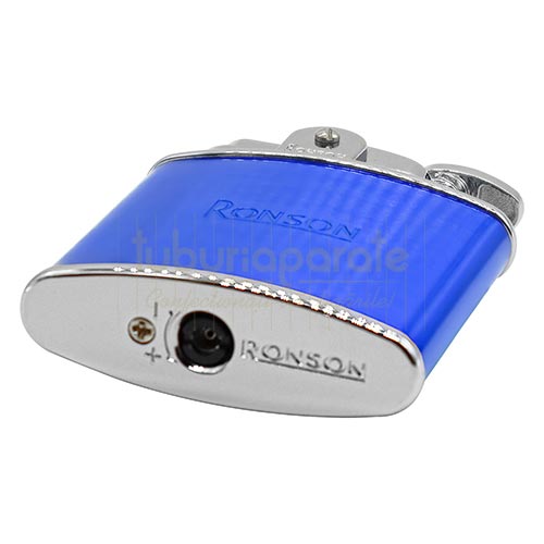 Bricheta Ronson Nostalgia Jet Blue Ice Bricheta metalica Ronson Nostalgia Jet Blue Ice cu 1 arzator cu flacara antivant