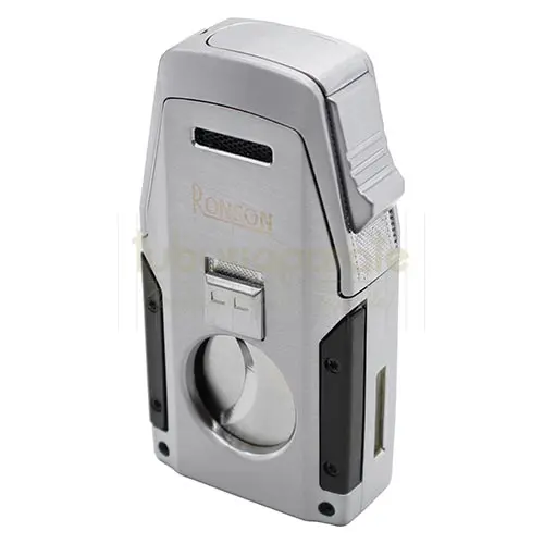 Bricheta trabuc Ronson Mirage Chrome Satin (Punch/Cutter)