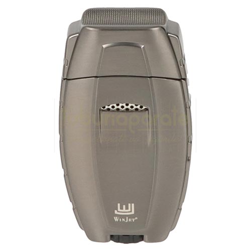310077 Bricheta trabuc WinJet Gun Metal (punch) Bricheta pentru trabuc cu 2 arzatoare WinJet Gun Metal cu punch integrat