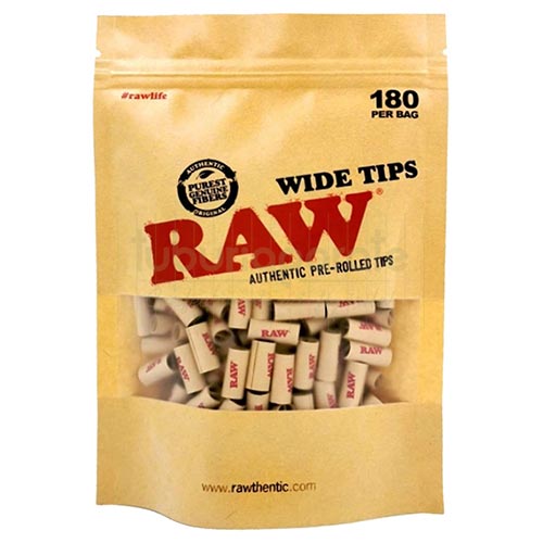 Filtre carton RAW Wide prerulate (180) Filtre din carton prerulate marca RAW Wide in pachet de 180 de bucati