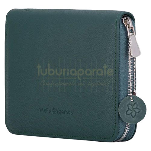 Portofel deluxe carti de joc Melia Emerald (piele naturala) Portofel din piele naturala deluxe cu carti de joc Melia Emerald de origine Germania
