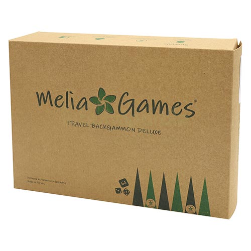 Set joc de table Deluxe Melia Crazy Tobacco (piele naturala) Set cadou cutie din piele cu joc de table Deluxe Melia Crazy Tobacco confectionata manual