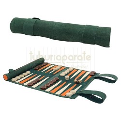 Jocuri de societate, Set joc de table Melia Roll-Up Eire (piele naturala), TuburiAparate.ro