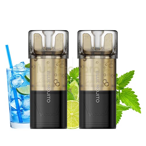 Cartus Vozol Switch Pro Blue Mojito (2 bucati) Pachet cu 2 cartuse Vozol Switch Pro Blue Mojito cu nicotina de 20 mg cu pana la 800 pufuri