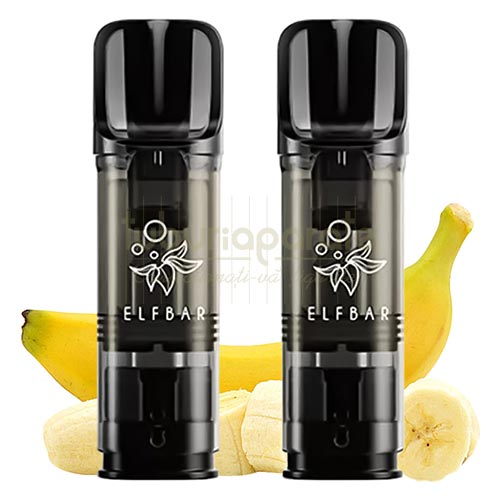 Elf Bar ELFA Pro Banana (2 capsule) 2 capsule de unica folosinta Elf Bar ELFA Pro Banana cu nicotina de 2%