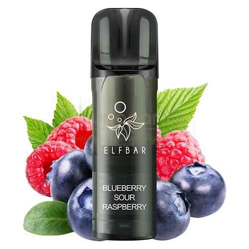Cartus Elf Bar ELFA Pro - Blueberry Sour Raspberry Pachet cu o capsula Elf Bar ELFA Pro Blueberry Sour Raspberry cu pana la 1000 de pufuri
