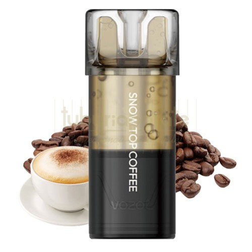 Cartus Vozol Switch Pro Snow Top Coffee (1 capsula) Pachet cu un cartus Vozol Swich Pro Snow Top Coffee cu 20 mg/ml concentratie de nicotina